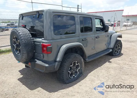 2021 Jeep Wrangler 4Xe Unlimited Rubicon 4X4 z USA, uszkodzony, nr VIN 1C4JJXR67MW716463